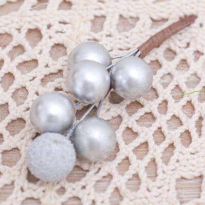 (10 τεμ./συσκευασία) Χριστουγεννιάτικο δέντρο με μούρο Προσομοίωση Μπουκέτο με χρυσό μούρο Ψεύτικο στεφάνι από φυτό Λεύκωμα σπιτιού Χριστουγεννιάτικη διακόσμηση