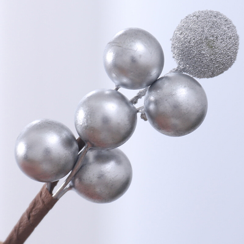 (10 kom./pakiranje) Simulacija božićnog drvca Dekoracija bobica Buket zlatnih bobica Vijenac lažnih biljaka Kućni spomenar Božićni ukras