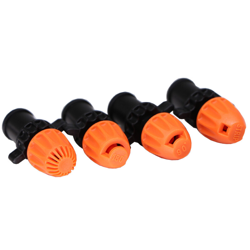 18-тип пръскащи пръскачки 90°/180°/360°/лентови дюзи 11cm колове 1/4'' шип 5.0 винтови конектори напояване на градински оранжерии