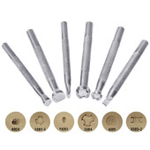 1 tk nahast trükitööriista sulamist sadulate nikerdamine käsitsi valmistatud nahkrõivad käsitööna kasutatavad nahast trükitud punch templid