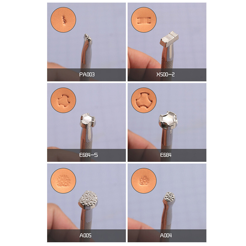 1 tk nahast trükitööriista sulamist sadulate nikerdamine käsitsi valmistatud nahkrõivad käsitööna kasutatavad nahast trükitud punch templid