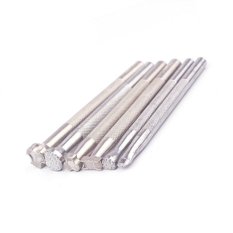 1 tk nahast trükitööriista sulamist sadulate nikerdamine käsitsi valmistatud nahkrõivad käsitööna kasutatavad nahast trükitud punch templid