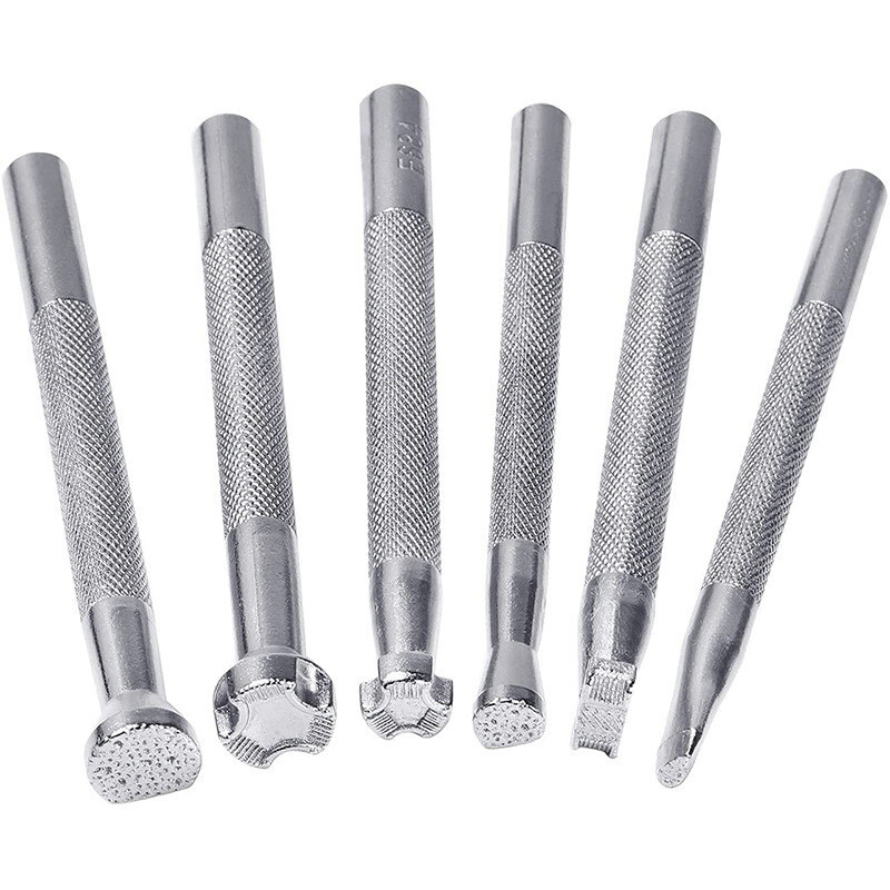 1 tk nahast trükitööriista sulamist sadulate nikerdamine käsitsi valmistatud nahkrõivad käsitööna kasutatavad nahast trükitud punch templid