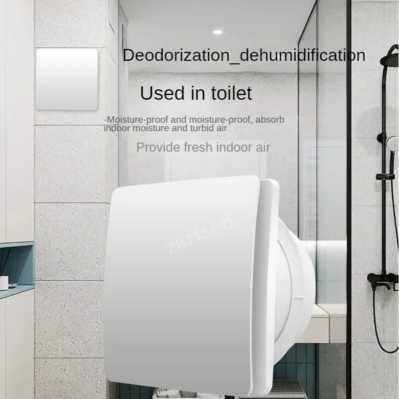 4 colių greitaeigis išmetimo ventiliatorius, tualetas, virtuvė, vonios kambarys, pakabinamas ant sienos, lango ventiliatoriaus ištraukiklis su nuotolinio valdymo pultu