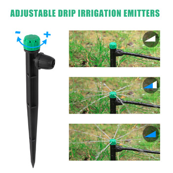 Κλειδωμένη σύνδεση Scattering Sprinkler Στήριγμα 8 οπών Dripper Garden Flowerbed Lawn Flower Πότισμα λαχανικών Irgation Emitter