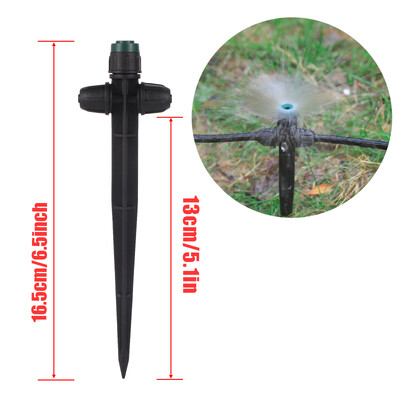 Conexiune blocată Aspersor de împrăștiere Suport cu 8 găuri Picurator Grădină Paturi de flori Gazon Flori Udare Legume Emițător de irigare