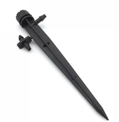 10 ks 360 stupňových záhradných zavlažovacích postrekovačov Dripper s 1/4 '' hadicovou konektorom, automatická zavlažovacia nastaviteľná postrekovacia hlavica