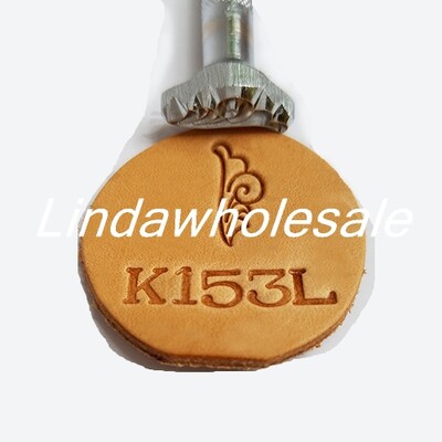 Jaapani nahatrükitööriist K153R/K153L, learheri tööriistade templid, nahast käsitöötemplid,