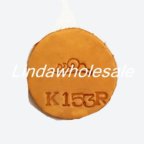 Jaapani nahatrükitööriist K153R/K153L, learheri tööriistade templid, nahast käsitöötemplid,