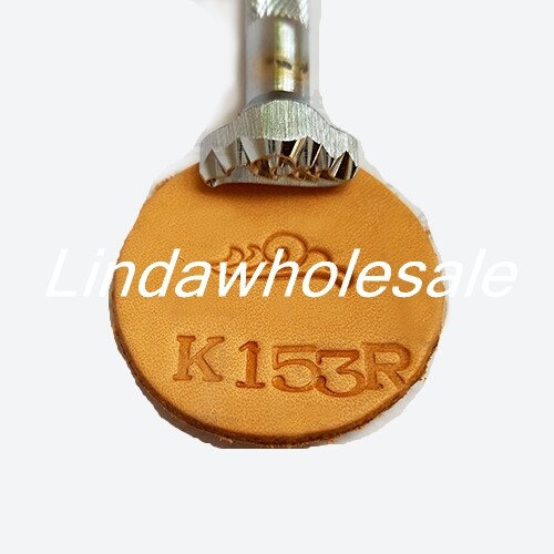 Jaapani nahatrükitööriist K153R/K153L, learheri tööriistade templid, nahast käsitöötemplid,