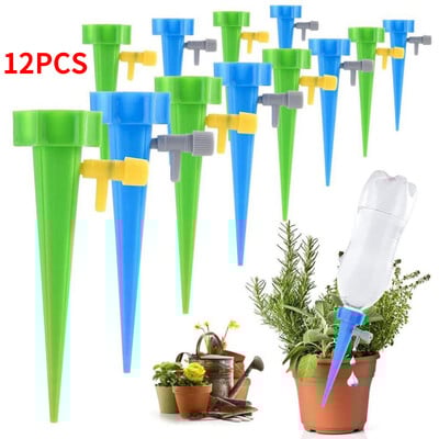 Αυτόματο σύστημα στάγδην άρδευσης Αυτοποτισόμενη ακίδα για φυτά λουλουδιών Θερμοκηπίου ρυθμιζόμενη συσκευή αυτόματης σταλάκτης νερού