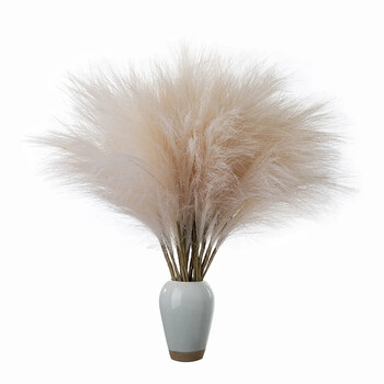 10τμχ Τεχνητό ντεκόρ Pampas Grass Decor Pampas Grass Bouquet Διακόσμηση σπιτιού Αποξηραμένα λουλούδια για στολίδια πάρτι στο σπίτι γάμου