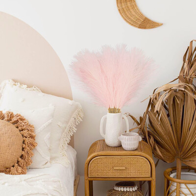 10db Mesterséges pampa fű dekoráció Pampa fű csokor lakberendezési szárított virágok esküvői otthoni parti dekorációhoz