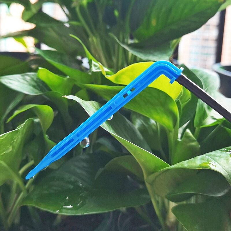 Šiltnamio sodas 50 vnt. lenkimo lašelinė rodyklė lašelinė mikro lašelinio drėkinimo rinkinys, tinkantis 3/5 mm žarna laistymo taupymo lašelinės gėlės