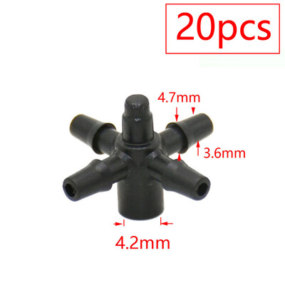 2 l 4 l 8 l lašintuvo drėkinimo 2/4 krypčių rodyklės lašintuvo jungtis kryžminio vandens skirstytuvo emiterio lašelinė rodyklė mikro lašelinio laistymo sistema