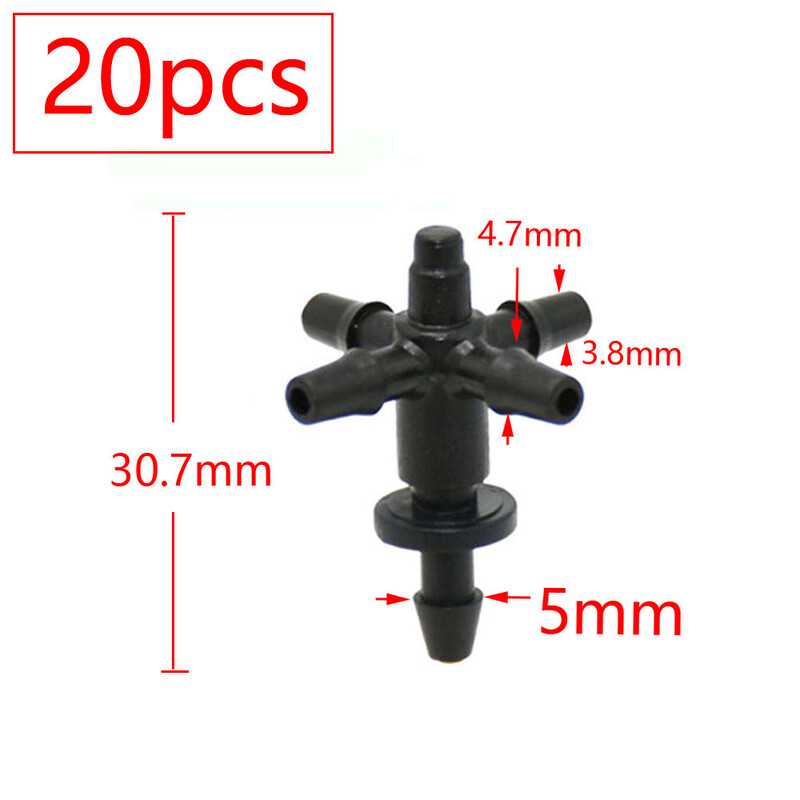 2 l 4 l 8 l lašintuvo drėkinimo 2/4 krypčių rodyklės lašintuvo jungtis kryžminio vandens skirstytuvo emiterio lašelinė rodyklė mikro lašelinio laistymo sistema