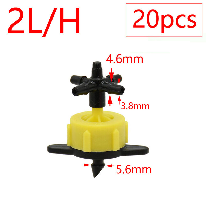 2 l 4 l 8 l lašintuvo drėkinimo 2/4 krypčių rodyklės lašintuvo jungtis kryžminio vandens skirstytuvo emiterio lašelinė rodyklė mikro lašelinio laistymo sistema