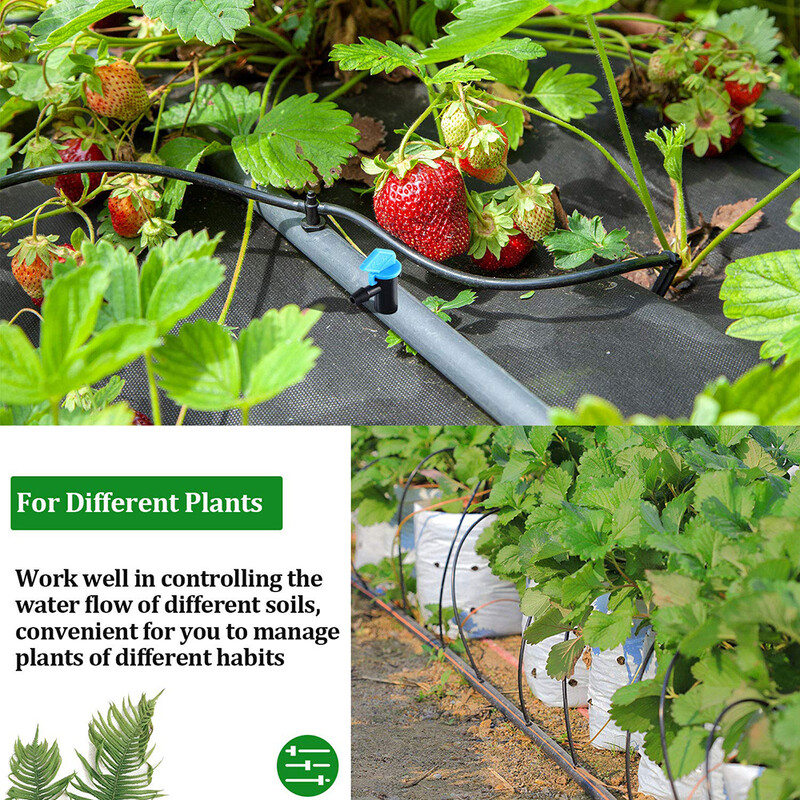 20 buc. Emițător de picurare pentru irigare Steagul de grădină Picurator de irigare Copaci și arbuști Albastru Negru