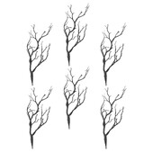 6 buc. Decoratiuni de Halloween Simulare Decoratiuni cu plante Vaza Ramuri artificiale Coarne de viță de vie Arborele din plastic DIY pentru masă pentru acasă