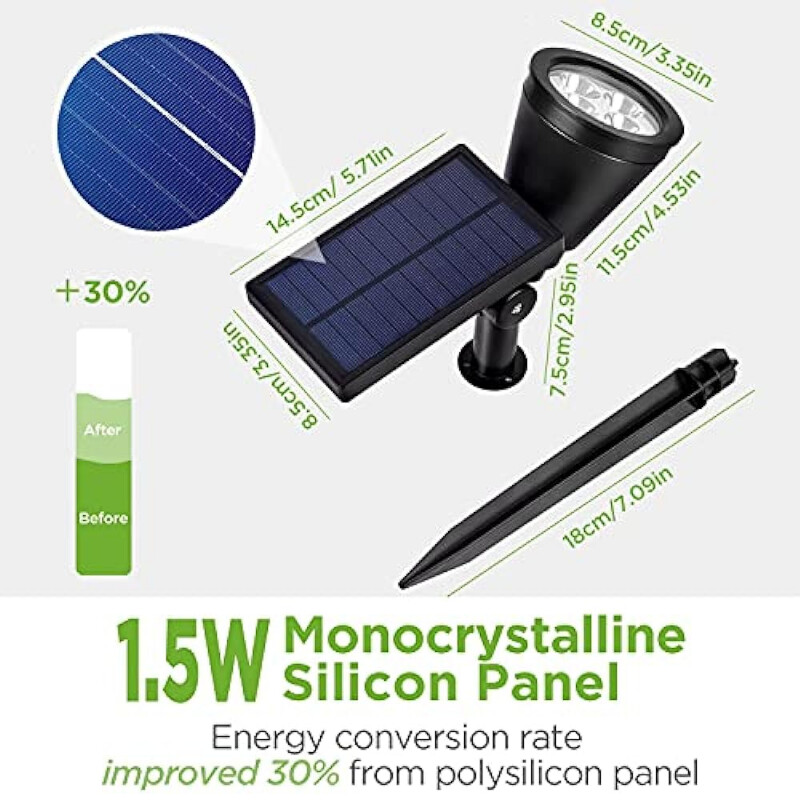 4LED vonkajšie solárne svetlá na trávnik, zemné lampy, vodotesné krajinné solárne bodové svetlá, chodníky, záhradné svetlá, príjazdové cesty, dekorácie, nové