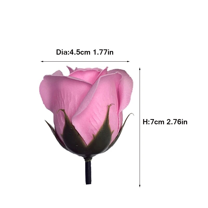 25 ks/krabica umelé mydlové ruže kvet svadobná dekorácia DIY drží kvetinové hlavy na svadobnú hostinu vianočné valentín