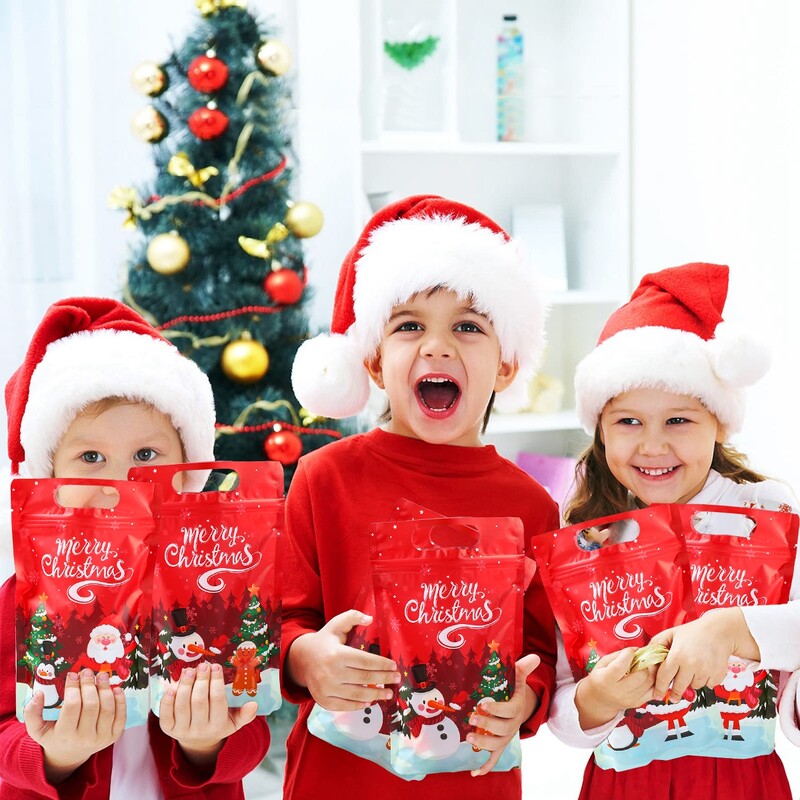 Santa Claus stojace tašky Vianočná dekorácia do domácnosti 2024 Vianočné darčekové tašky Vianočná ozdoba Navidad Natal Novoročné darčekové tašky 2025
