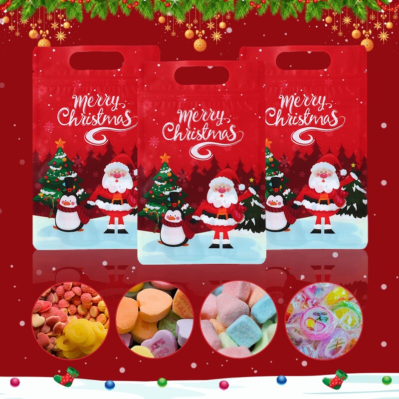 Santa Claus stojace tašky Vianočná dekorácia do domácnosti 2024 Vianočné darčekové tašky Vianočná ozdoba Navidad Natal Novoročné darčekové tašky 2025