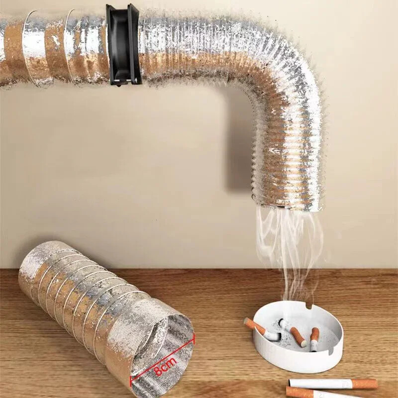 Egyszerű, kisméretű USB páraelszívó beszerelés nélküli konyhai szellőzés elszívó ventilátor Háztartási állítható sebességű csatornák elszívó ventilátorok