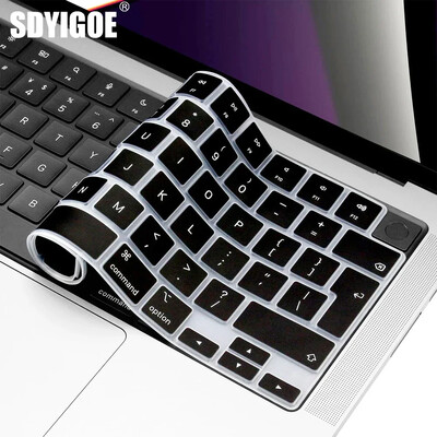 Billentyűzet borító 2005-2022 új M2/M3 Macbook Pro /Air 13/15/13.6/16/12 hüvelykes bőr (UK/US elrendezés)A2681/A2442/A3113/A2780/A3114