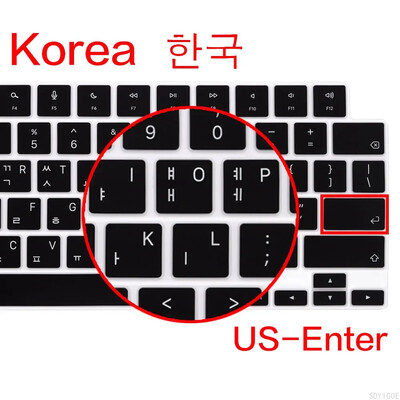 Κάλυμμα πληκτρολογίου για 2005 - 2022 Νέο M2/M3 Macbook Pro /Air 13/15/13,6/16/12 ιντσών Skin (Διάταξη Η.Β./Η.Π.Α.)A2681/A2442/A3113/A2780/A3114