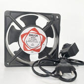 220V-240V 120mm axiálny chladiaci ventilátor s ložiskom a napájacím káblom