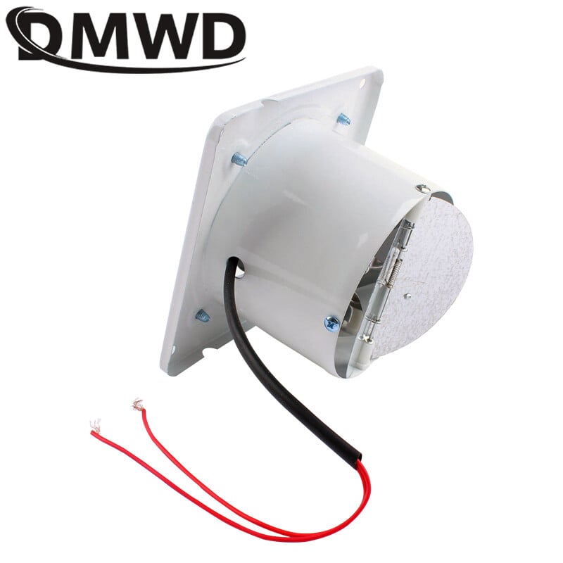 20W 4 colių ortakis pūtiklis oro ventiliatorius virtuvės tualetas sieninis išmetimo ventiliatorius 4" vonios kambario langas 100mm metalinis vamzdis išmetimo vamzdis prieiga 220V