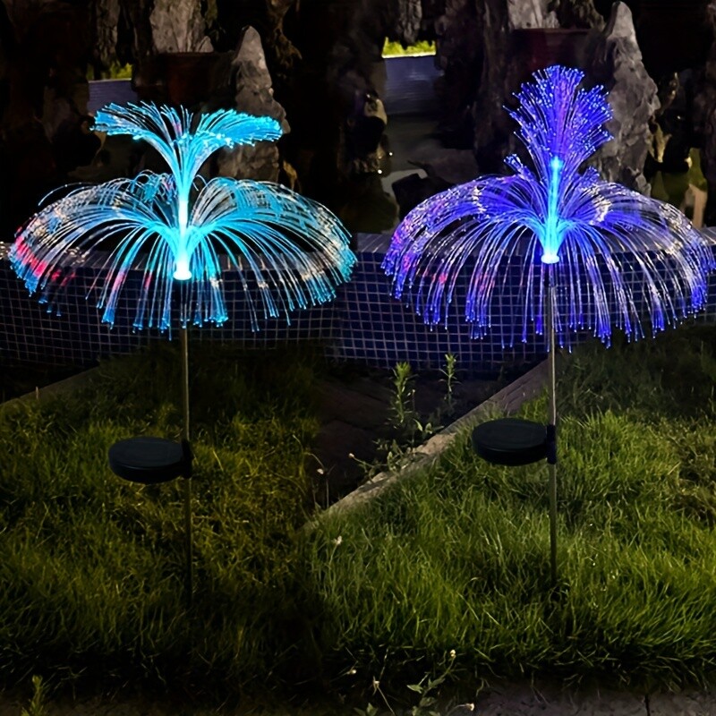 Čarobna dvospratna solarna meduzna svjetla: vodootporna, višebojna LED lampica za vrt i svečane vanjske solarne svjetiljke