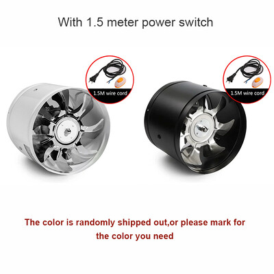 4 ιντσών αμφίδρομος ενσωματωμένος αγωγός ενισχυτής αέρας αναπνευστήρας μεταλλικός σωλήνας εξαγωγής ανεμιστήρας κουζίνας μπάνιου Τουαλέτα ανεμιστήρας τοίχου