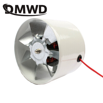 4 ιντσών αμφίδρομος ενσωματωμένος αγωγός ενισχυτής αέρας αναπνευστήρας μεταλλικός σωλήνας εξαγωγής ανεμιστήρας κουζίνας μπάνιου Τουαλέτα ανεμιστήρας τοίχου