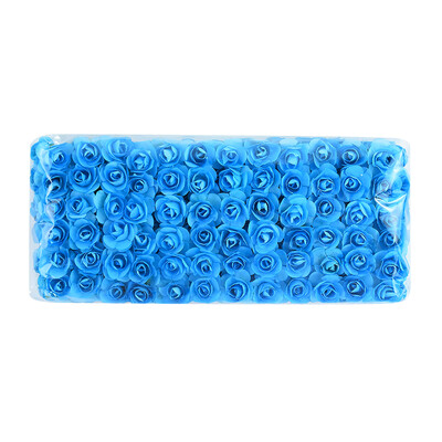 144/288 ks 2 cm mini papierové ruže umelé kvetinové hlavičky kytice na svadbu umelé ruže kvety DIY scrapbooking potreby