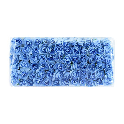 144/288 ks 2 cm mini papierové ruže umelé kvetinové hlavičky kytice na svadbu umelé ruže kvety DIY scrapbooking potreby