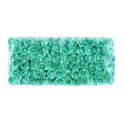 144/288 ks 2 cm mini papierové ruže umelé kvetinové hlavičky kytice na svadbu umelé ruže kvety DIY scrapbooking potreby
