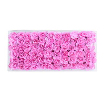144/288 ks 2 cm mini papierové ruže umelé kvetinové hlavičky kytice na svadbu umelé ruže kvety DIY scrapbooking potreby