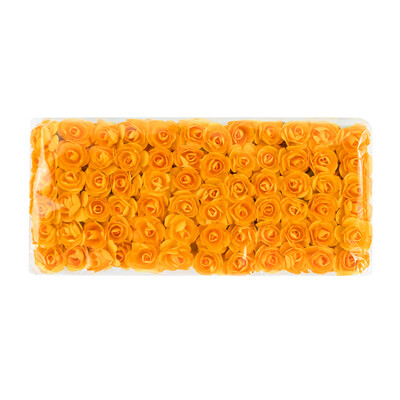 144/288 ks 2 cm mini papierové ruže umelé kvetinové hlavičky kytice na svadbu umelé ruže kvety DIY scrapbooking potreby