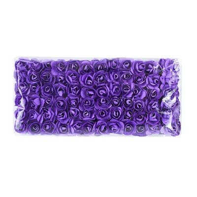 144/288 ks 2 cm mini papierové ruže umelé kvetinové hlavičky kytice na svadbu umelé ruže kvety DIY scrapbooking potreby