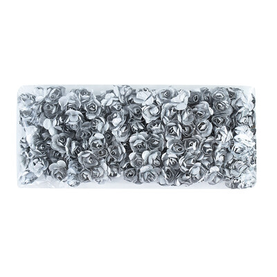 144/288 ks 2 cm mini papierové ruže umelé kvetinové hlavičky kytice na svadbu umelé ruže kvety DIY scrapbooking potreby