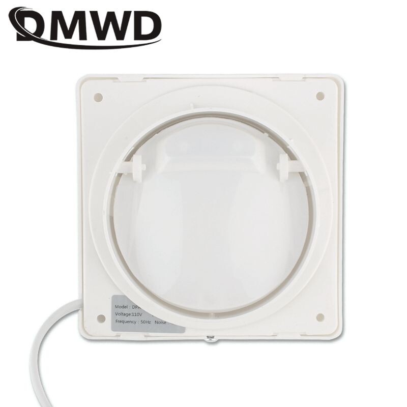 8 ιντσών Αδιάβροχος εξαγωγέας μπάνιου Οικιακός 8" ανεμιστήρας εξάτμισης 12V ηλιακός αναπνευστήρας καθαριστής αέρα Εξαερισμός καπνού 110V-220V