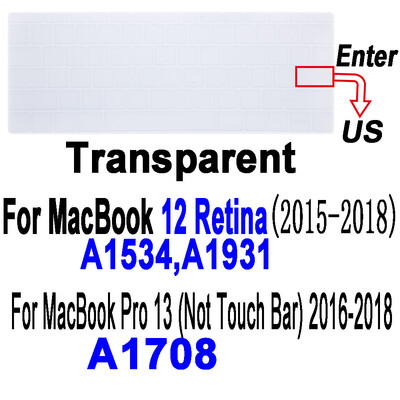 Pentru Macbook Air Pro13 M1 A2337 A2442 Pro14 13 12 11 15 Film de protecție pentru tastatură de laptop pentru MacBook Pro16 Huse din silicon pentru tastatură