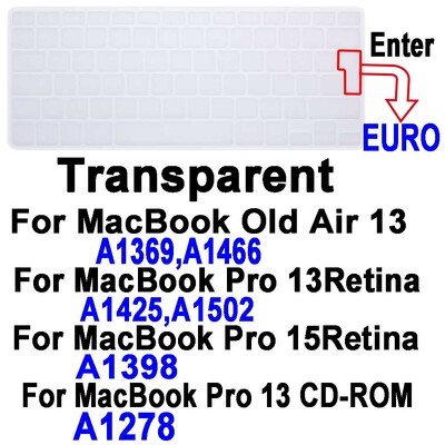 Pentru Macbook Air Pro13 M1 A2337 A2442 Pro14 13 12 11 15 Film de protecție pentru tastatură de laptop pentru MacBook Pro16 Huse din silicon pentru tastatură