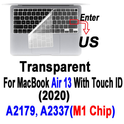 Pentru Macbook Air Pro13 M1 A2337 A2442 Pro14 13 12 11 15 Film de protecție pentru tastatură de laptop pentru MacBook Pro16 Huse din silicon pentru tastatură