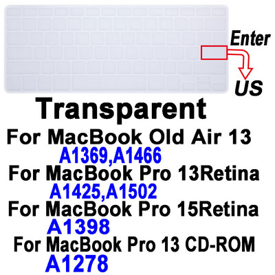 Pentru Macbook Air Pro13 M1 A2337 A2442 Pro14 13 12 11 15 Film de protecție pentru tastatură de laptop pentru MacBook Pro16 Huse din silicon pentru tastatură