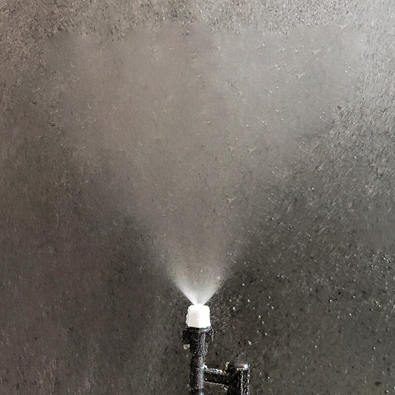 WUJIE 20 de bucăți din plastic pentru irigare pentru udare grădina capete de stropire cu aburire duză cu îmbinări în T pentru udare prin aburire