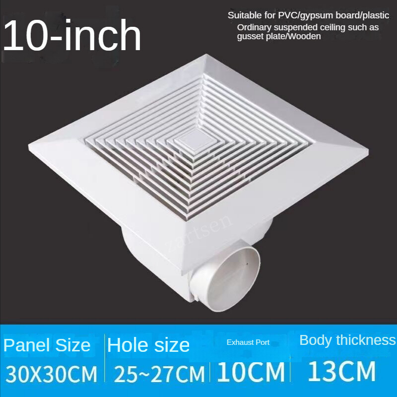 6/8/10 inča Električni ispušni ventilator za kupaonicu Stropni ventilator Prozor Zidni izvlakač Ventilatori za cijevi za kućanstvo Prozorski ventilator