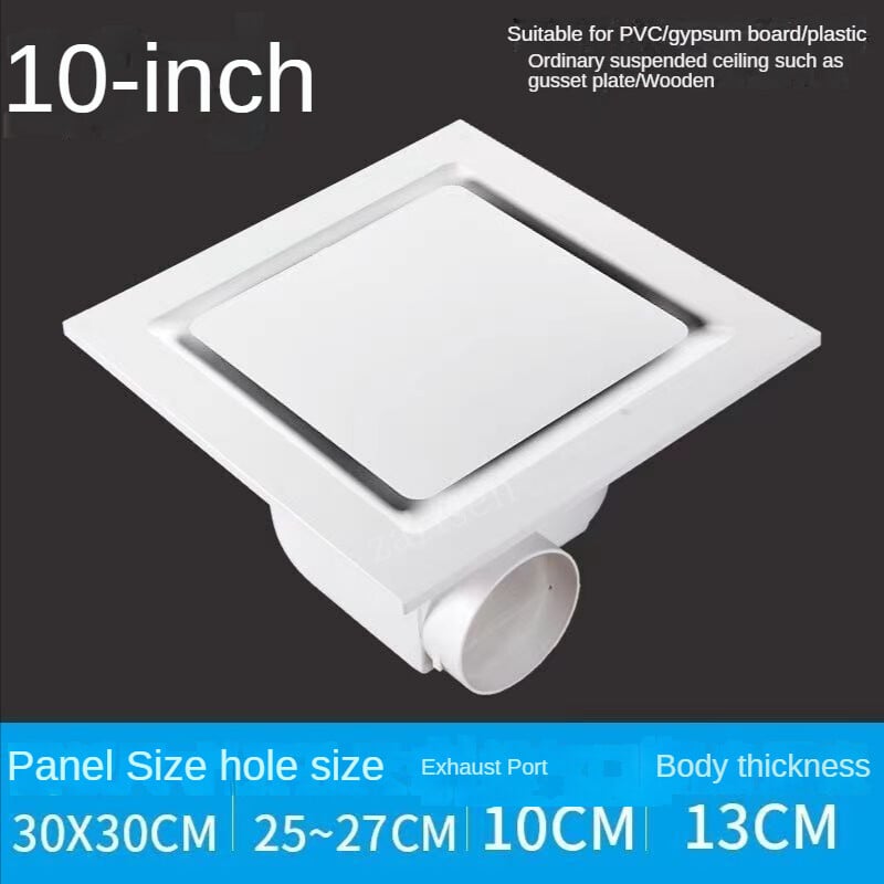 6/8/10 inča Električni ispušni ventilator za kupaonicu Stropni ventilator Prozor Zidni izvlakač Ventilatori za cijevi za kućanstvo Prozorski ventilator